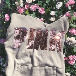 Rose gold PINK hoodie